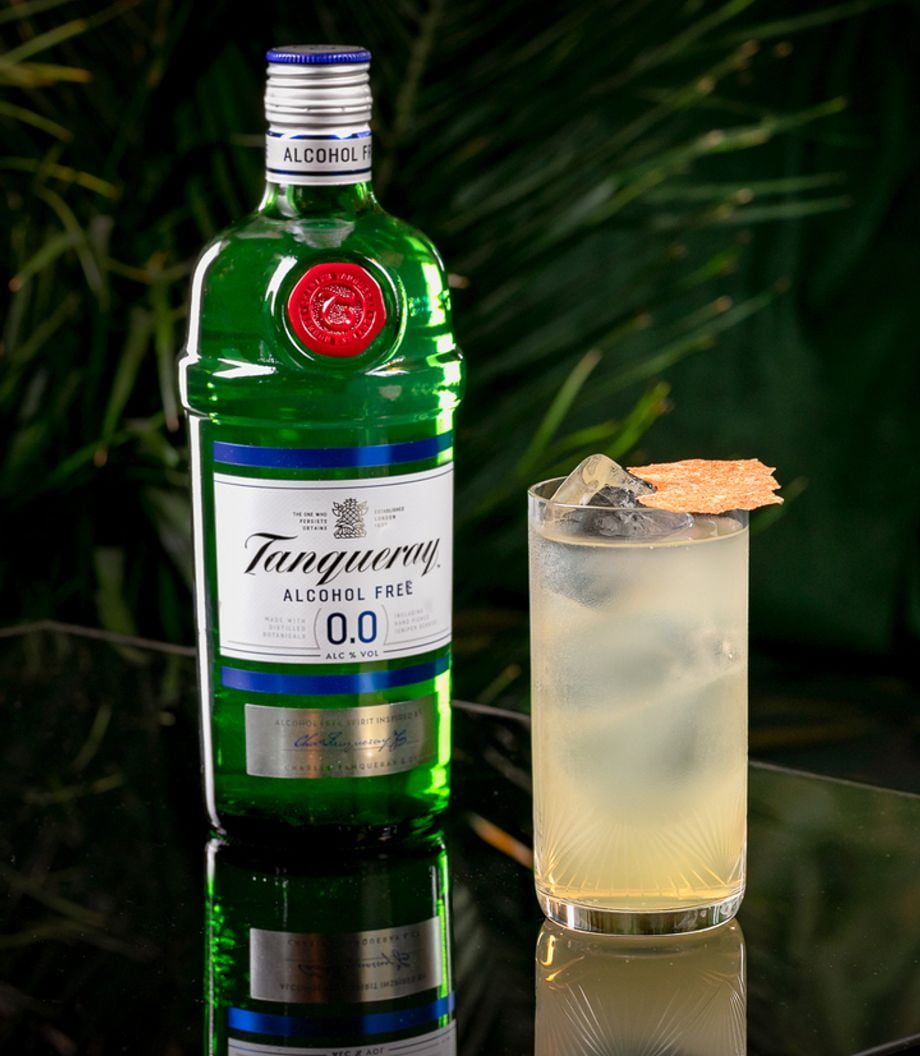 Tanqueray 0.0% and highball drink