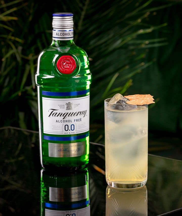 Tanqueray 0.0% and highball drink