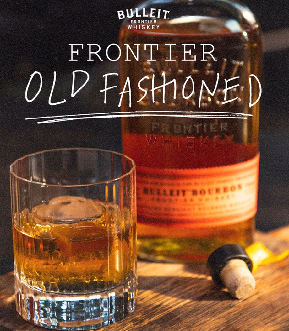 Bulleit Bourbon Frontier Whiskey, 70 Cl old fashioned