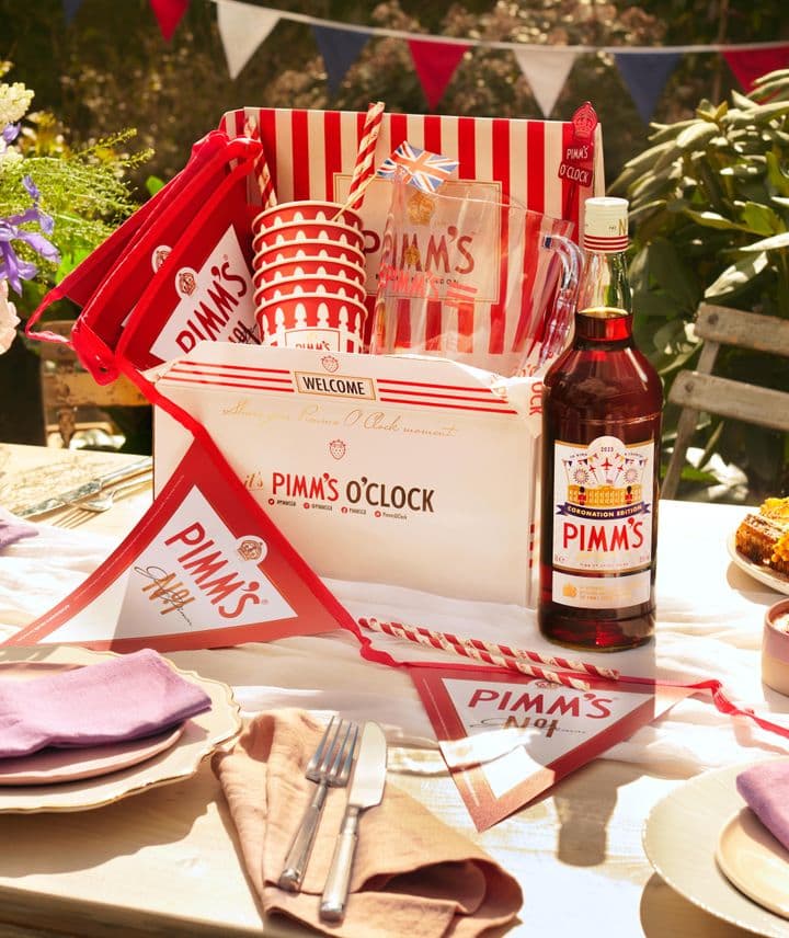 Pimm's Coronation Party Pack including Coronation bottle 