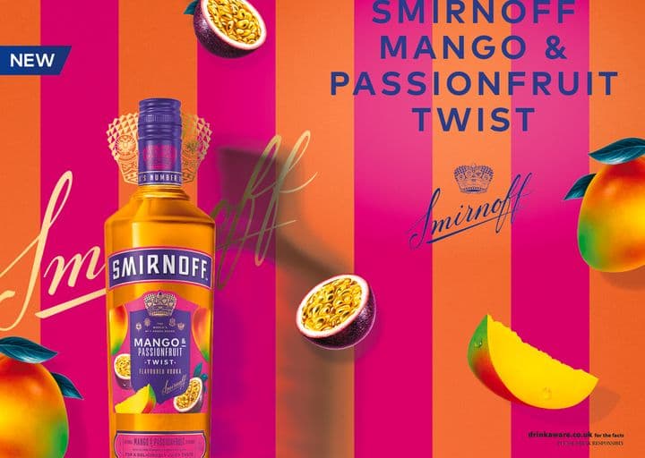 smirnoff mango and passion fruit banner