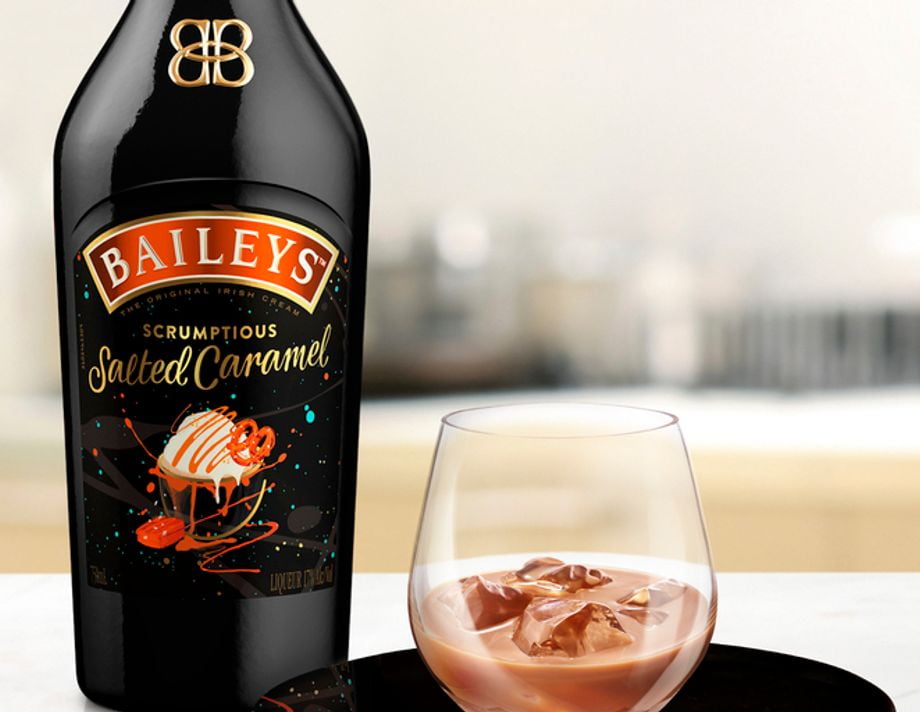 Baileys salted caramel serve shot