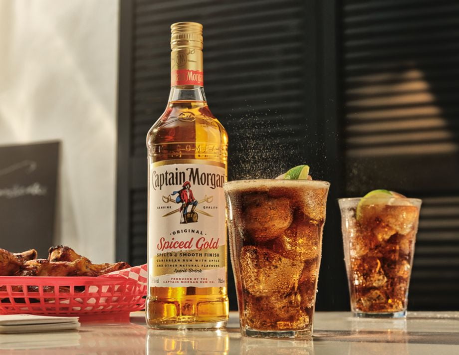 captain morgan spiced  with cocktails