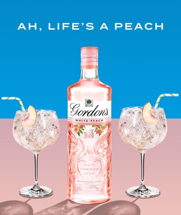 Gordon's White Peach Gin Serve
