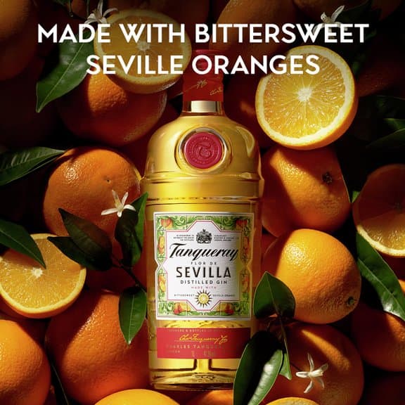 Tanqueray Flor De Sevilla Orange Flavoured Distilled Gin 70cl